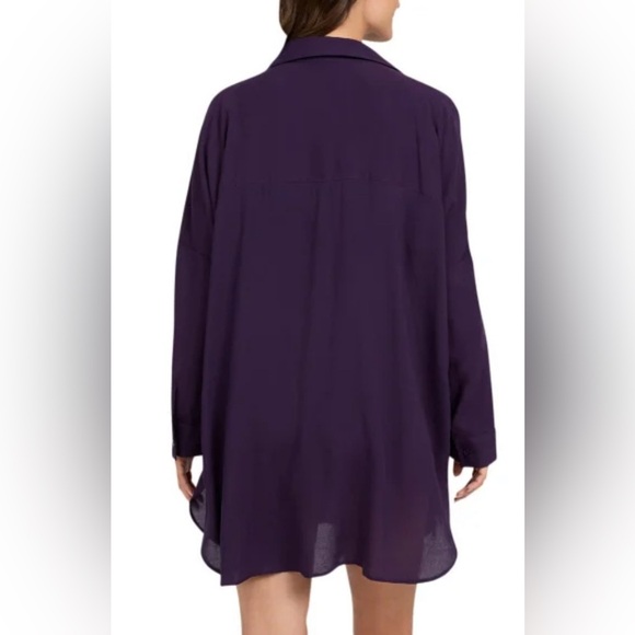 Lands End Tunic Length Swim Cover Up M/L - Picture 5 of 11